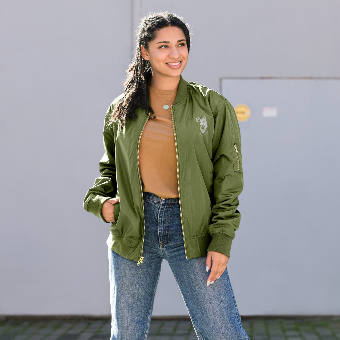 Veste Femme 100% recyclée logo gris clair (+1 couleur)