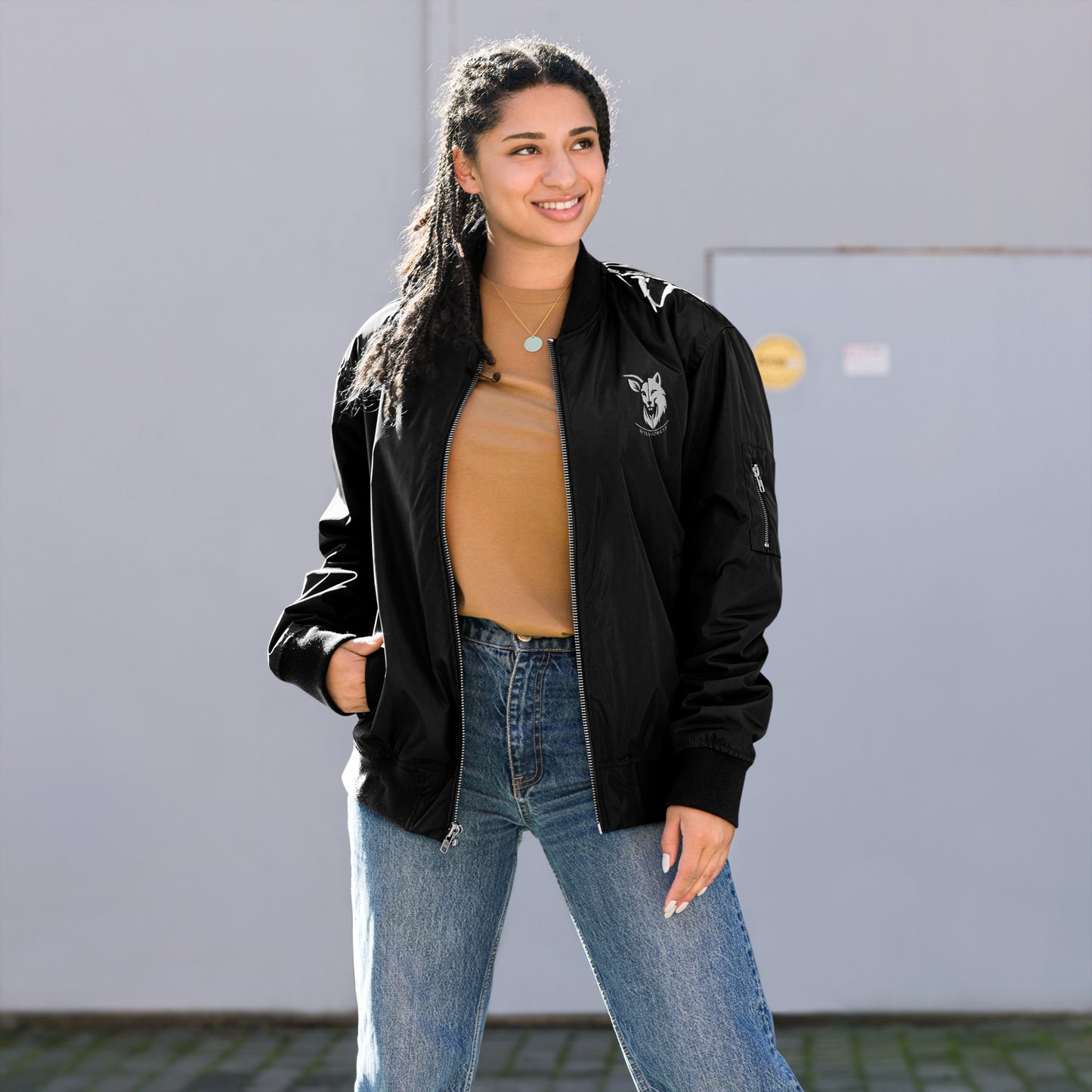 Veste Femme 100% recyclée logo gris clair (+1 couleur)