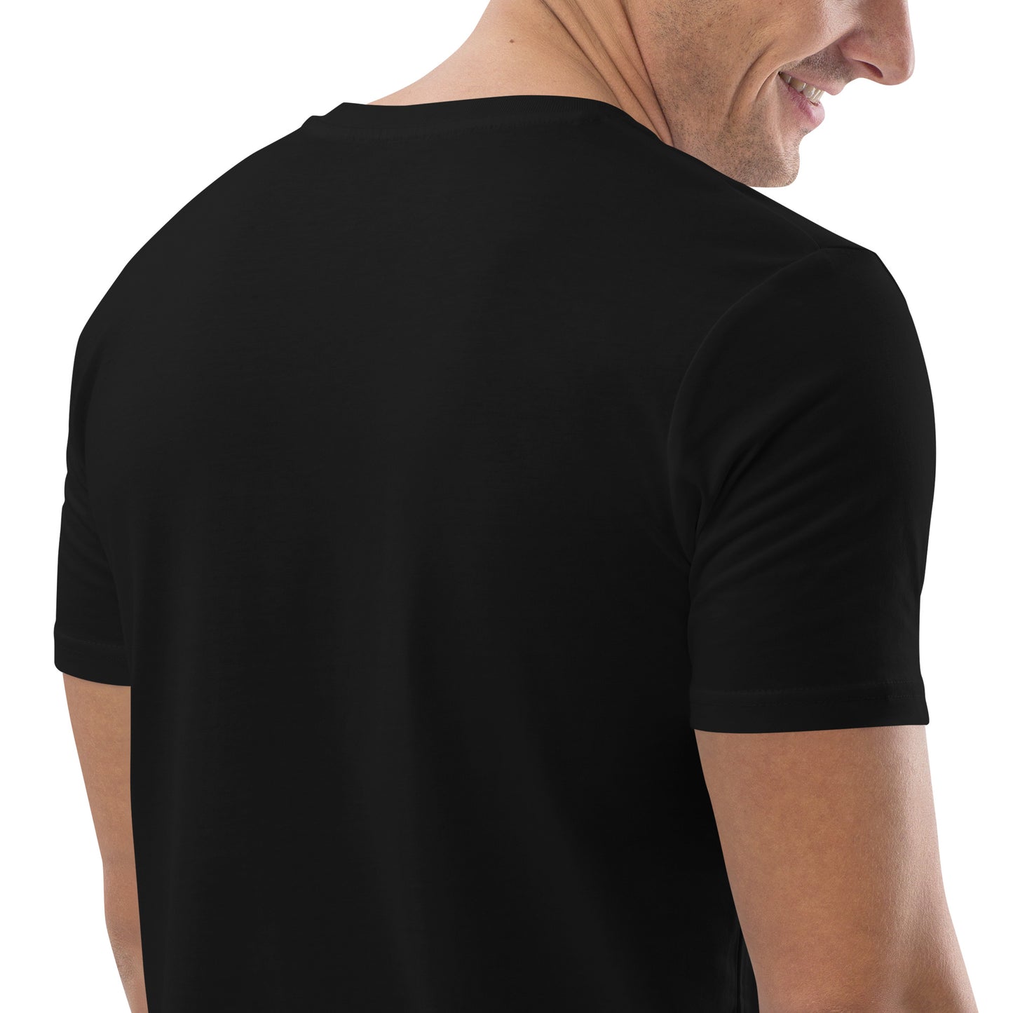 T-shirt homme en coton biologique logo gris clair (+3 couleurs)