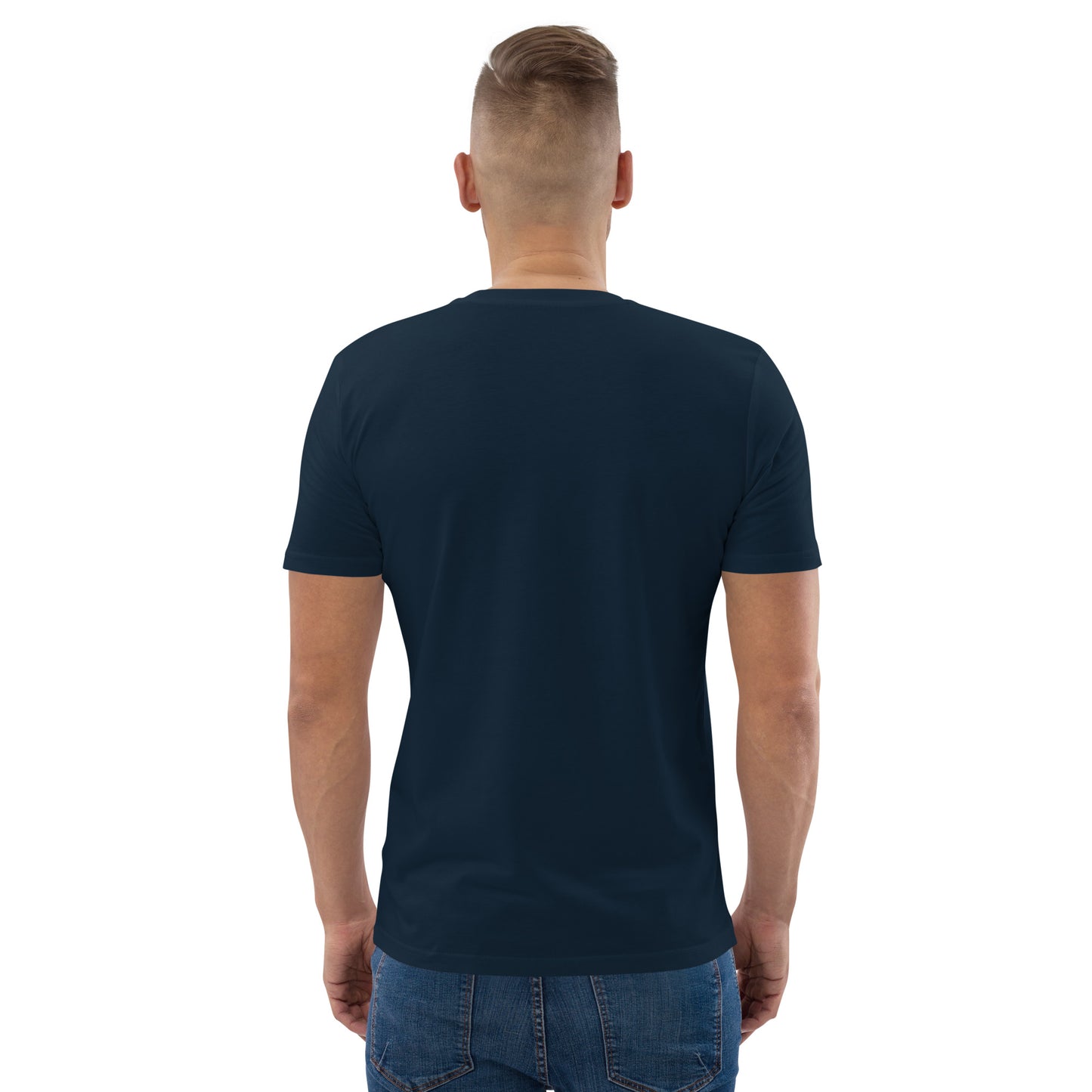 T-shirt homme en coton biologique logo gris clair (+3 couleurs)
