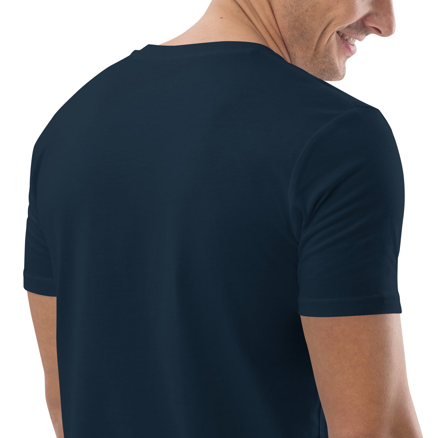 T-shirt homme en coton biologique logo gris clair (+3 couleurs)