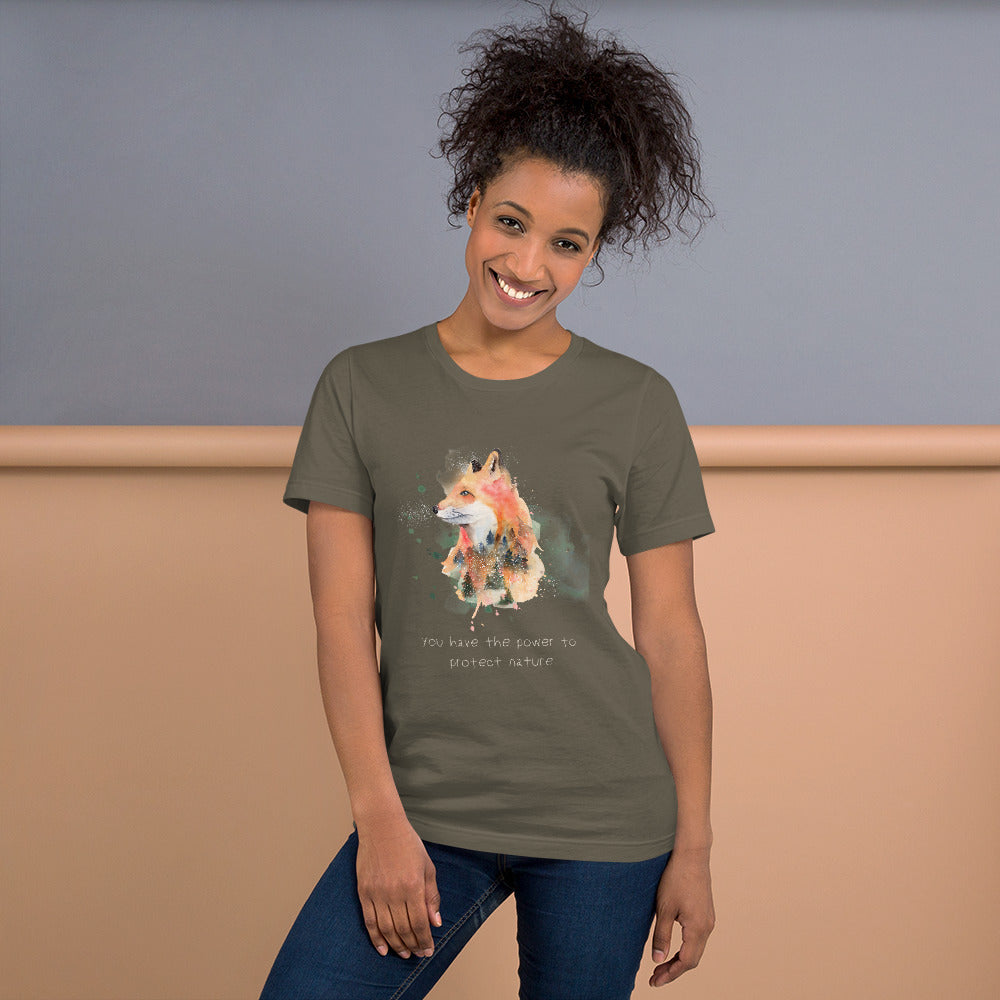T-shirt Femme logo renard (+12 couleurs)