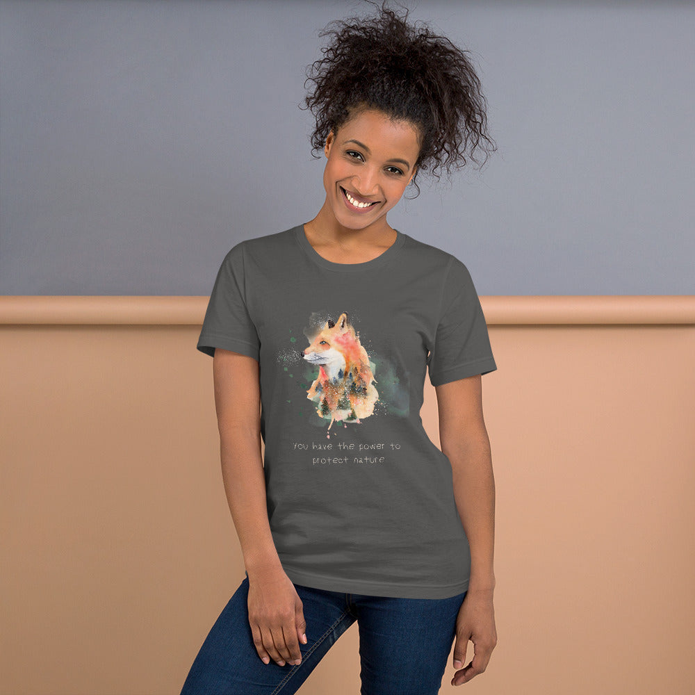 T-shirt Femme logo renard (+12 couleurs)