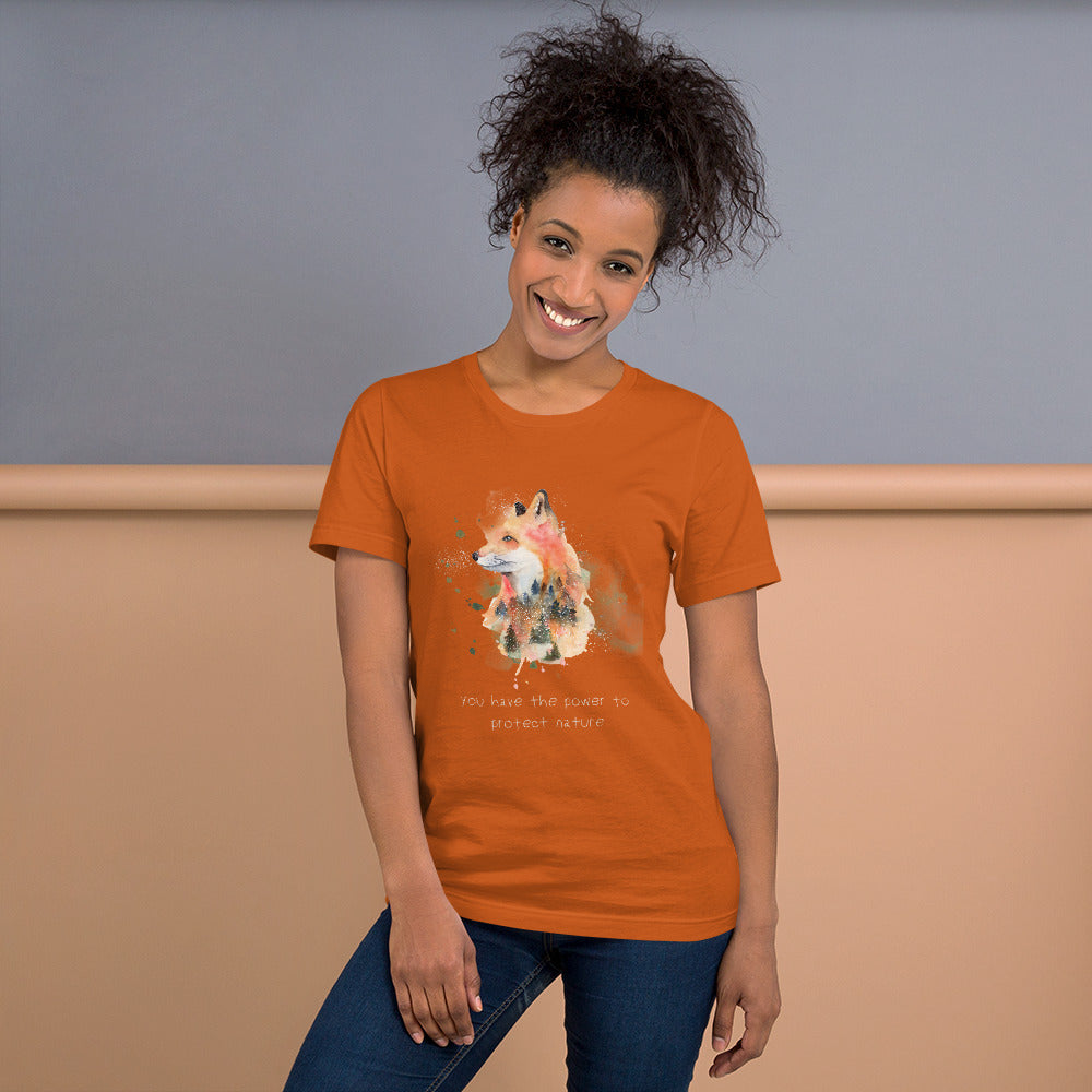 T-shirt Femme logo renard (+12 couleurs)