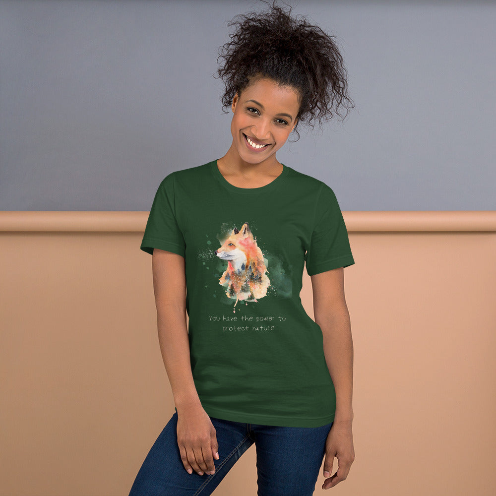 T-shirt Femme logo renard (+12 couleurs)