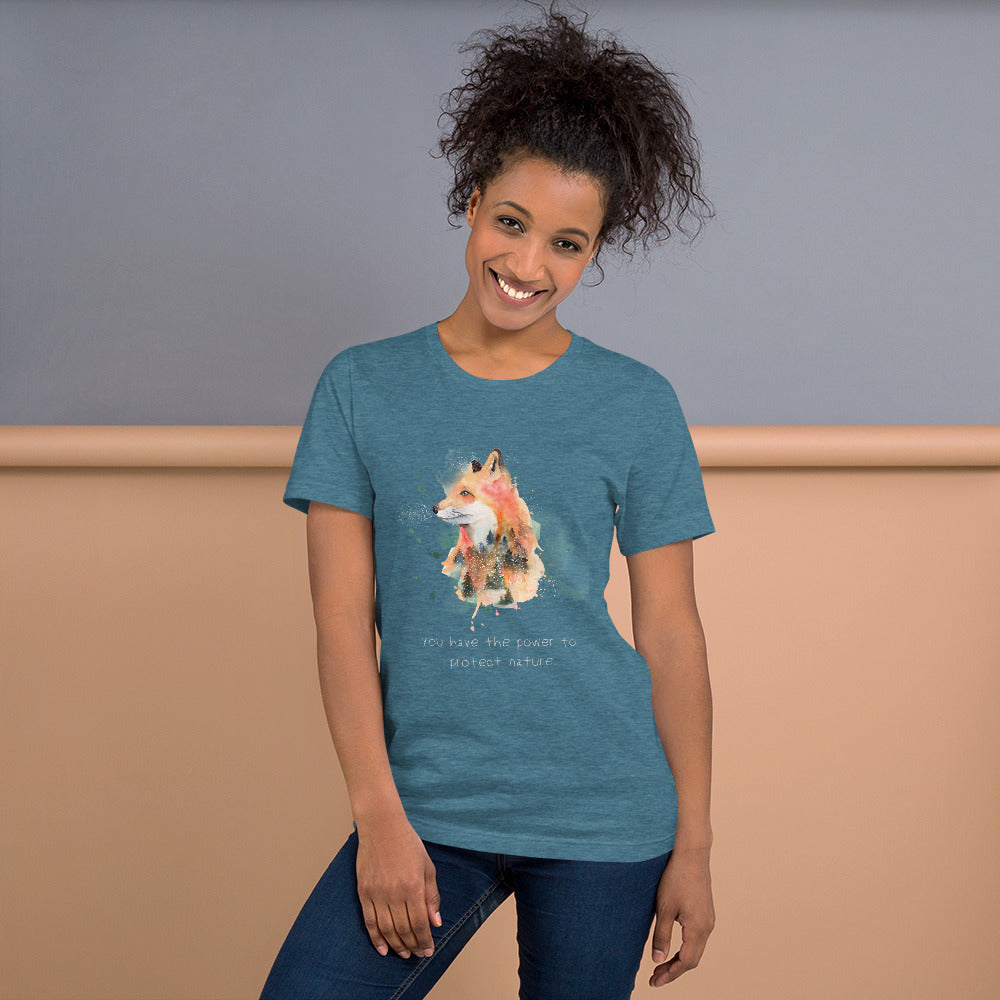T-shirt Femme logo renard (+12 couleurs)