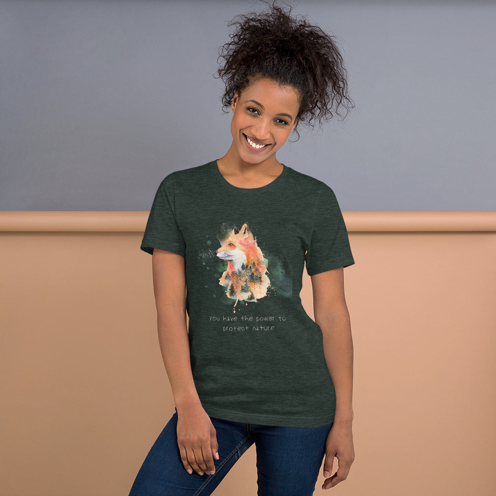 T-shirt Femme logo renard (+12 couleurs)