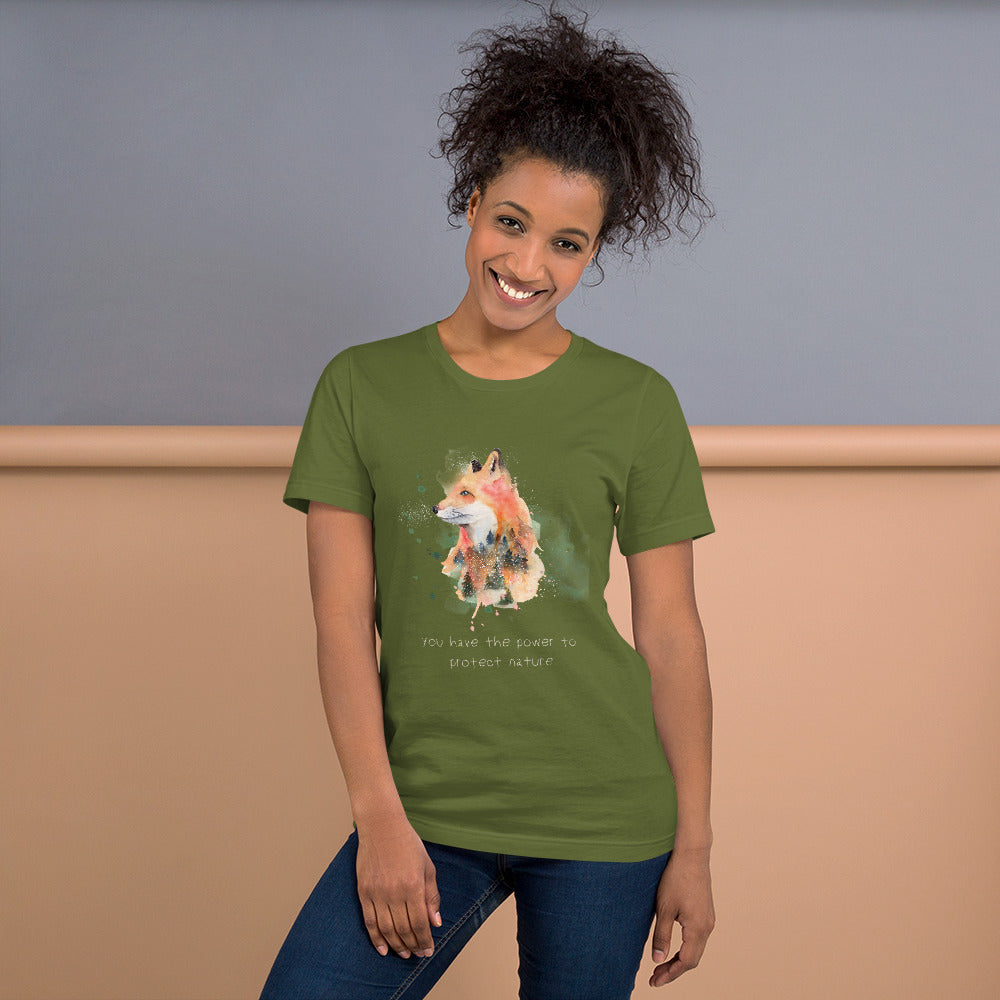 T-shirt Femme logo renard (+12 couleurs)
