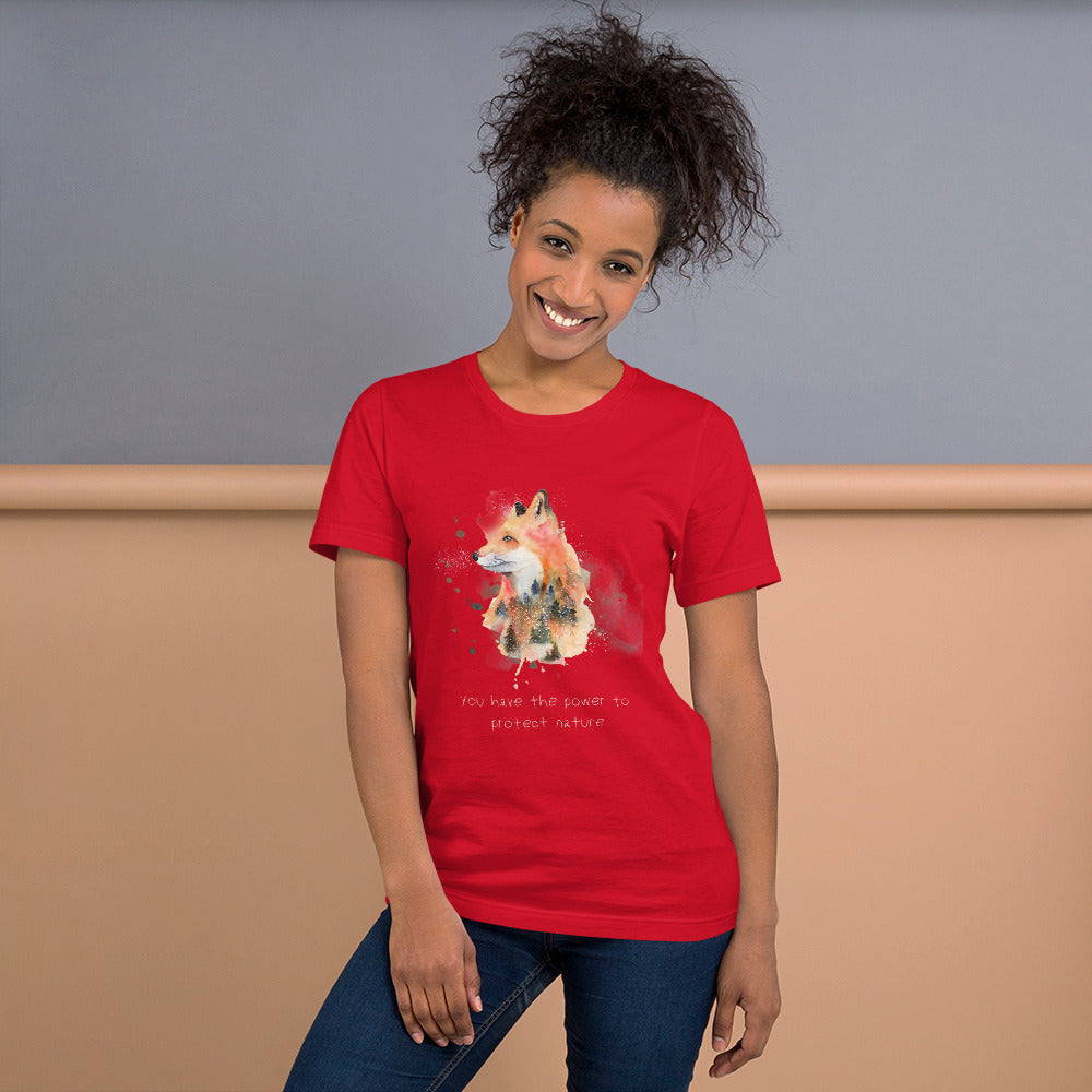 T-shirt Femme logo renard (+12 couleurs)