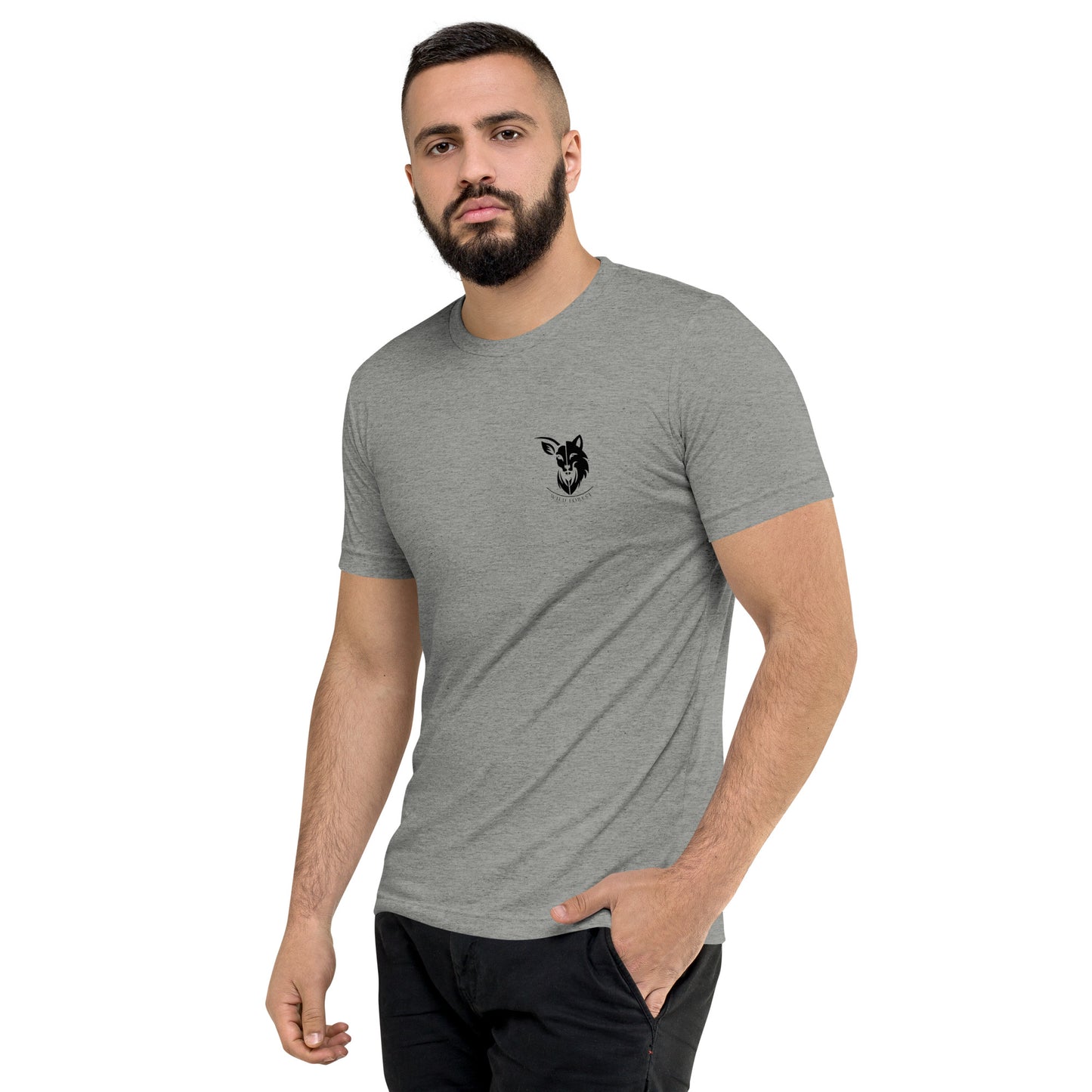 T-shirt homme à Manches Courtes logo noir (+4 couleurs)