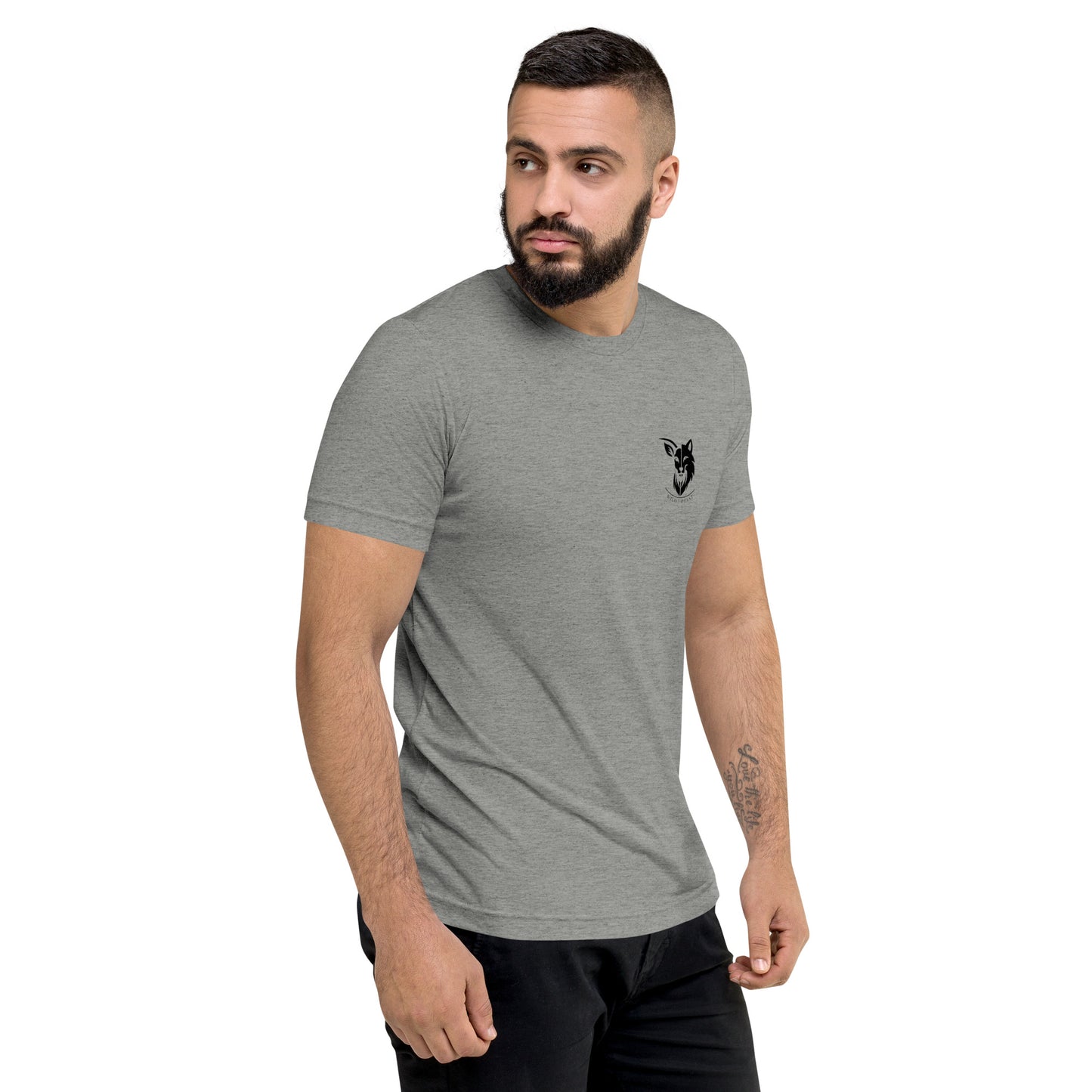 T-shirt homme à Manches Courtes logo noir (+4 couleurs)
