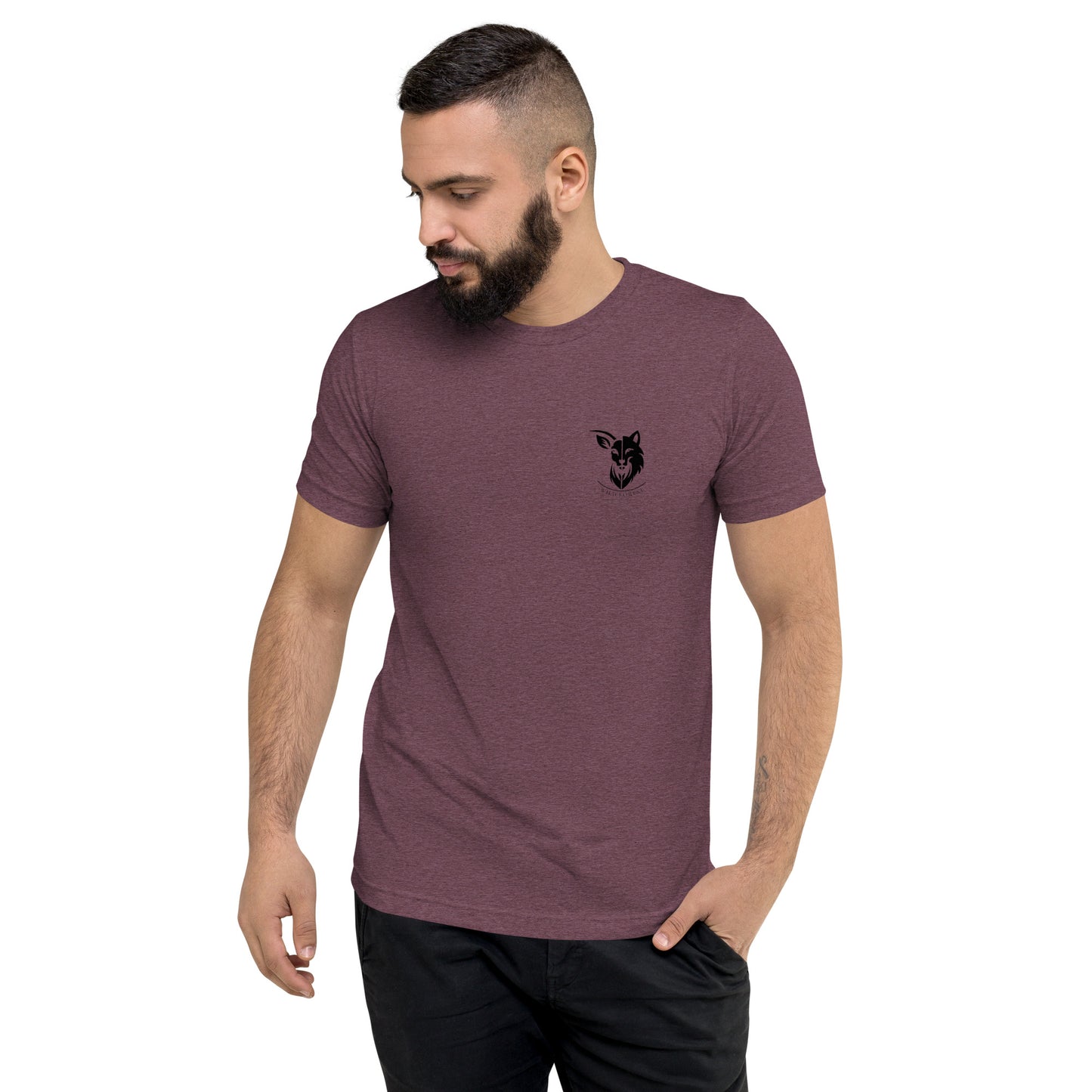 T-shirt homme à Manches Courtes logo noir (+4 couleurs)