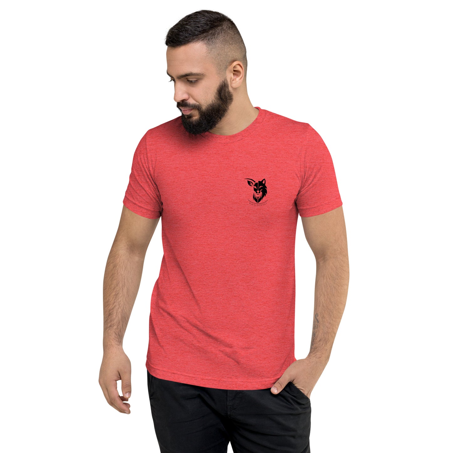 T-shirt homme à Manches Courtes logo noir (+4 couleurs)