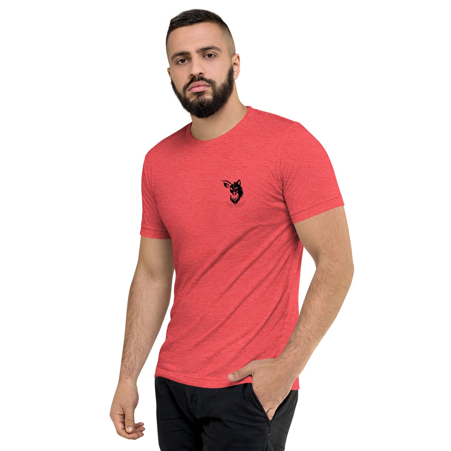 T-shirt homme à Manches Courtes logo noir (+4 couleurs)