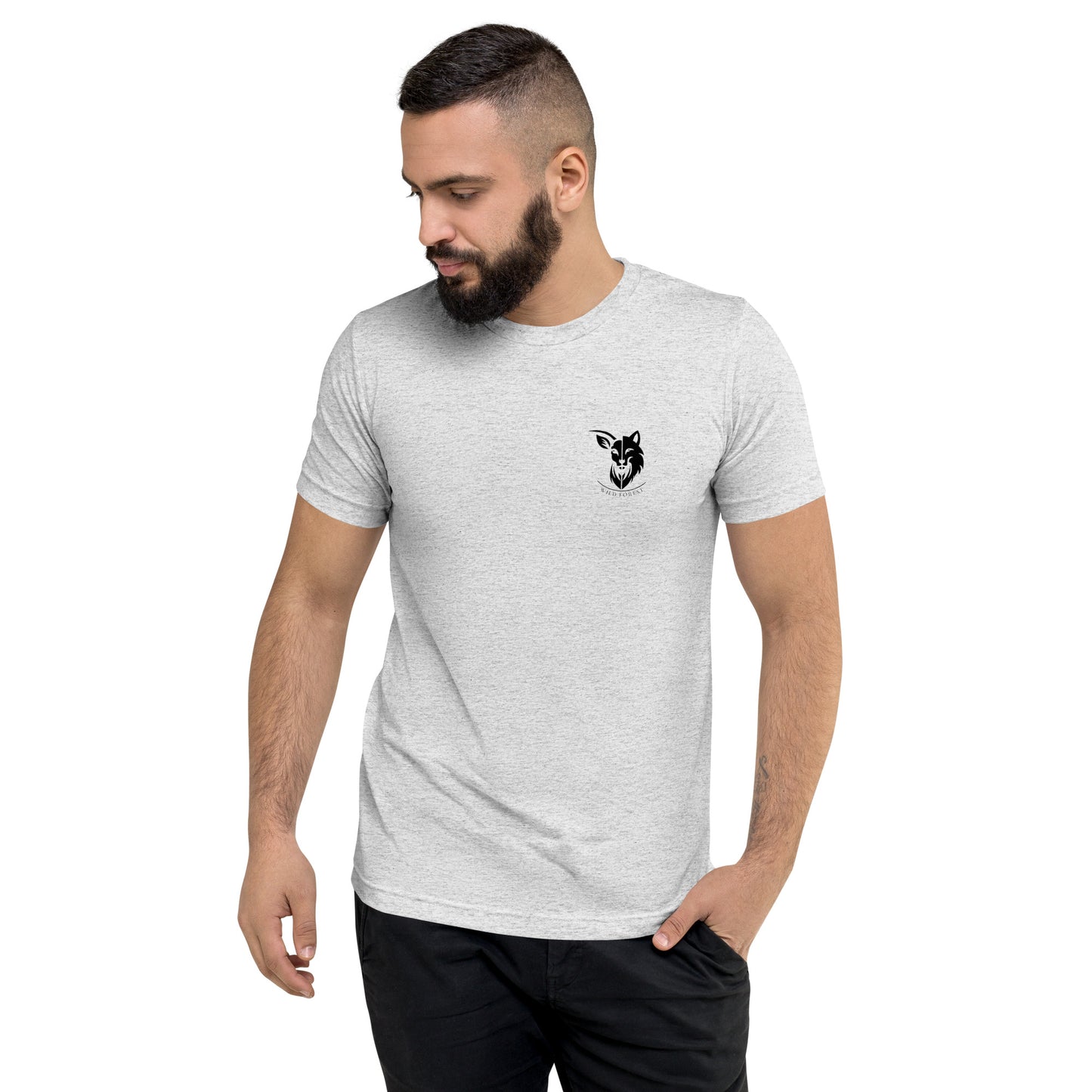 T-shirt homme à Manches Courtes logo noir (+4 couleurs)