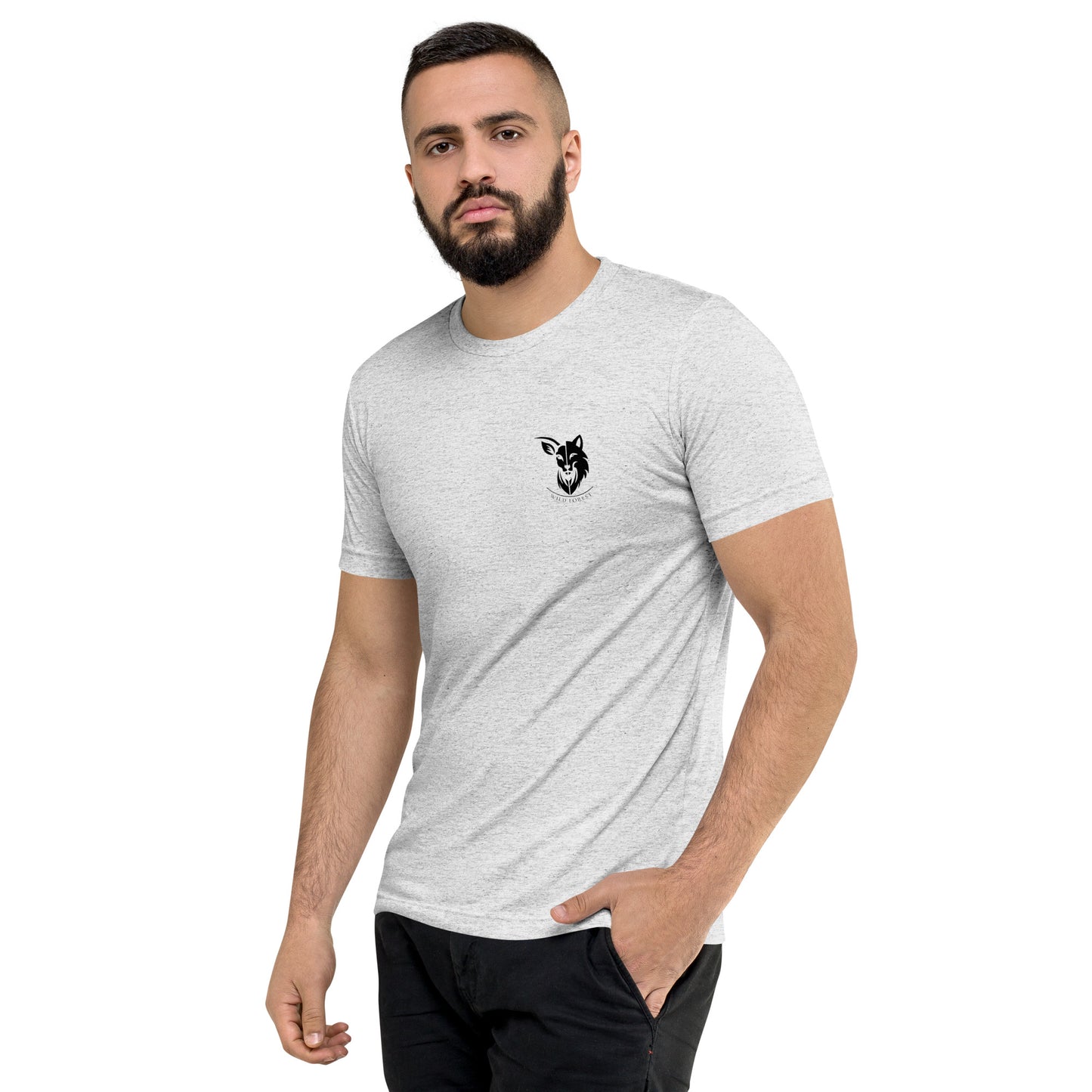 T-shirt homme à Manches Courtes logo noir (+4 couleurs)