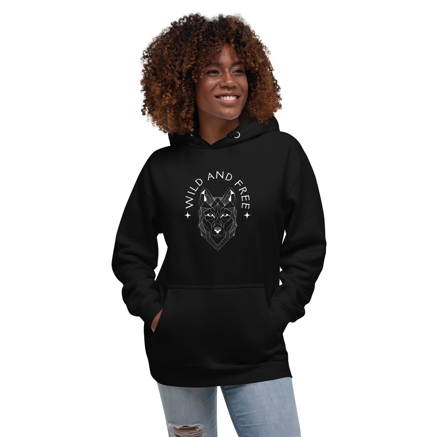 Sweat à Capuche Femme logo loup (+6 couleurs)