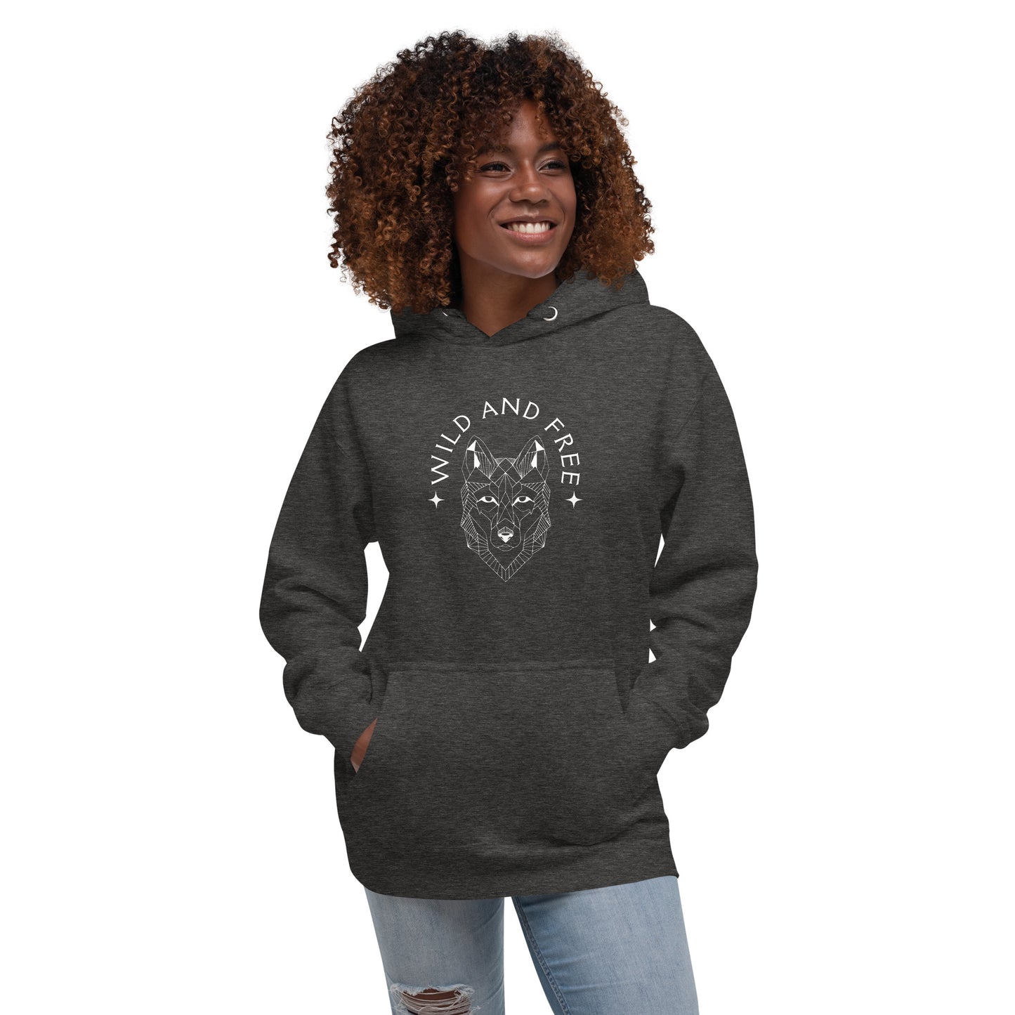 Sweat à Capuche Femme logo loup (+6 couleurs)