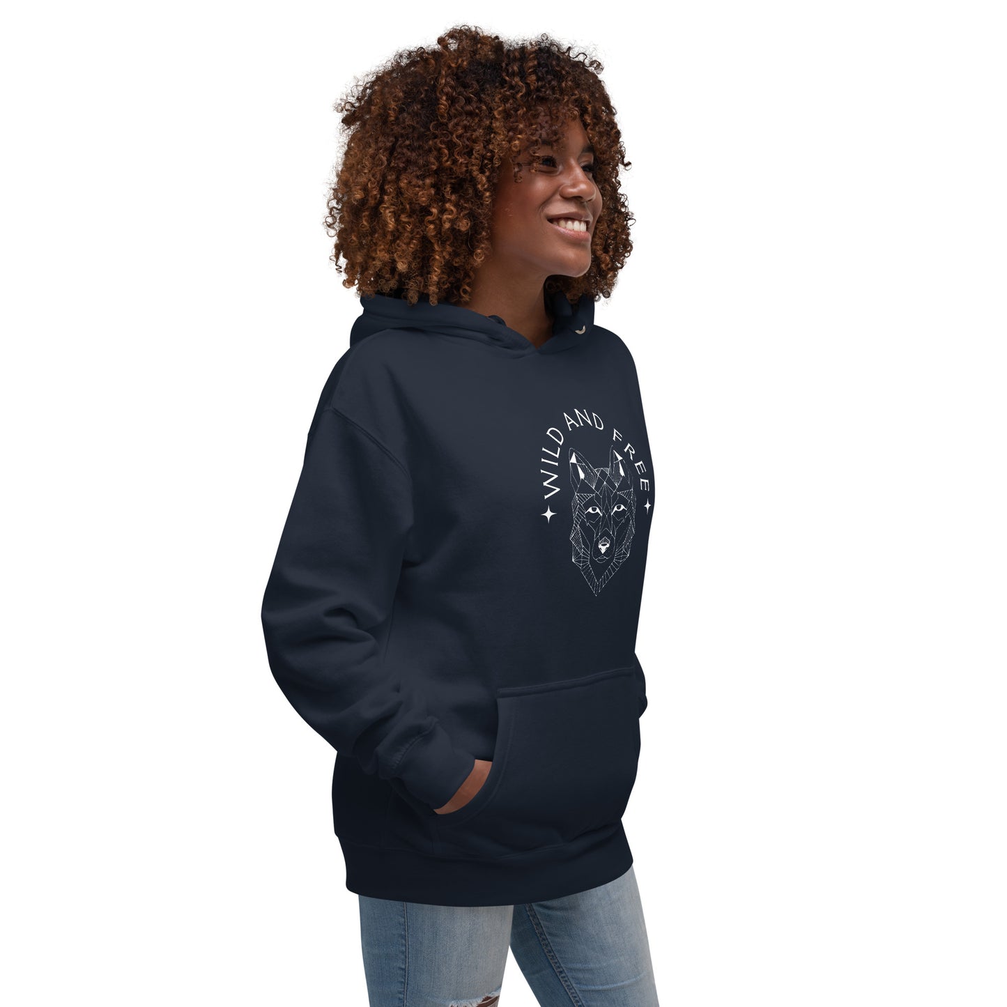 Sweat à Capuche Femme logo loup (+6 couleurs)