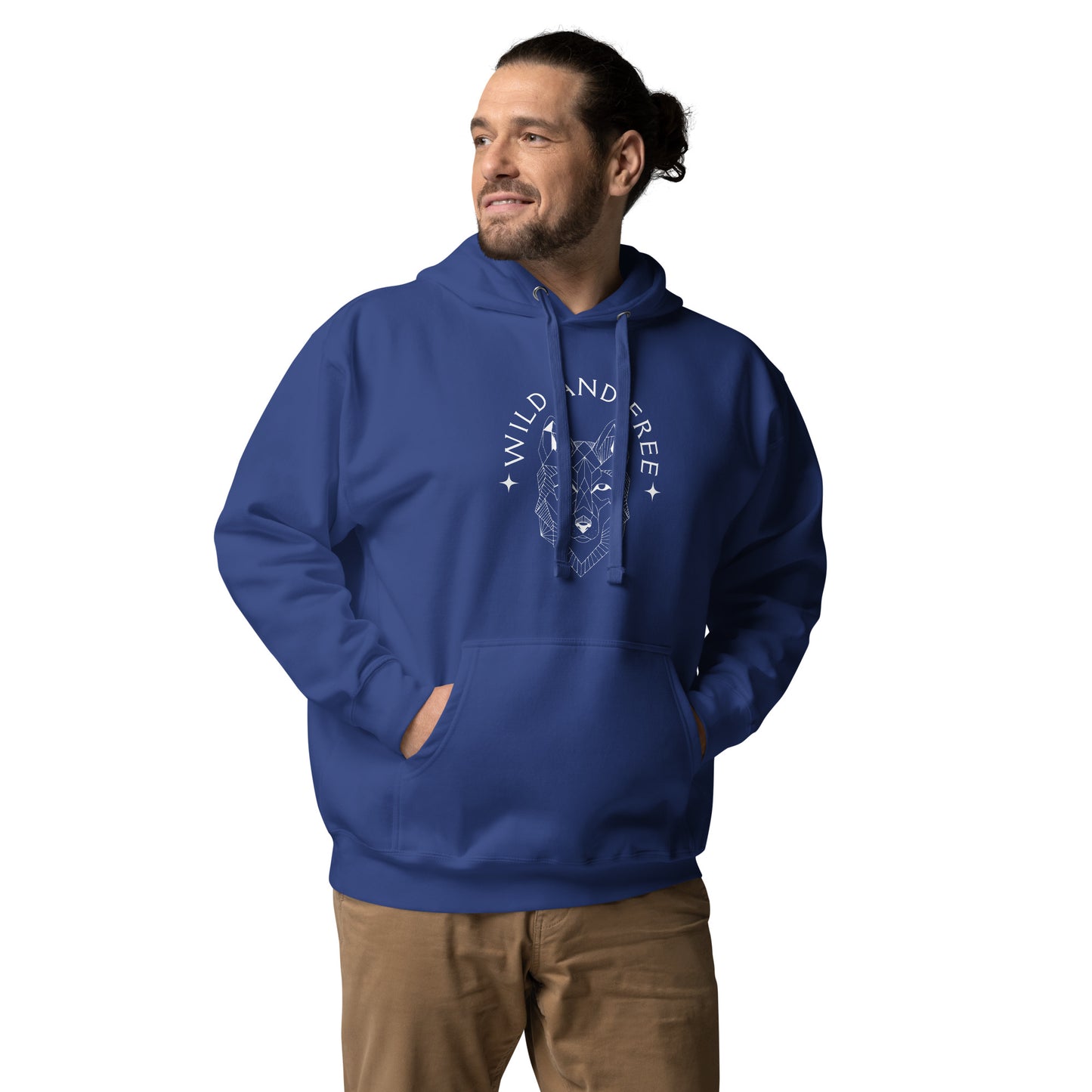 Sweat à Capuche Homme logo loup (+6 couleurs)