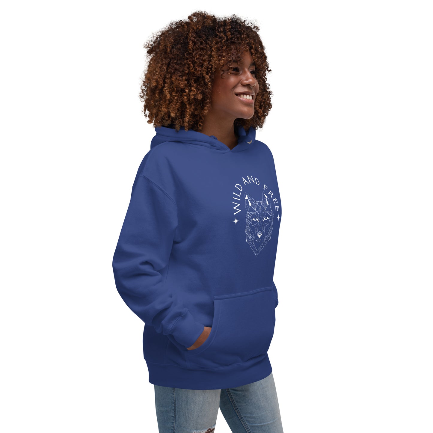 Sweat à Capuche Femme logo loup (+6 couleurs)