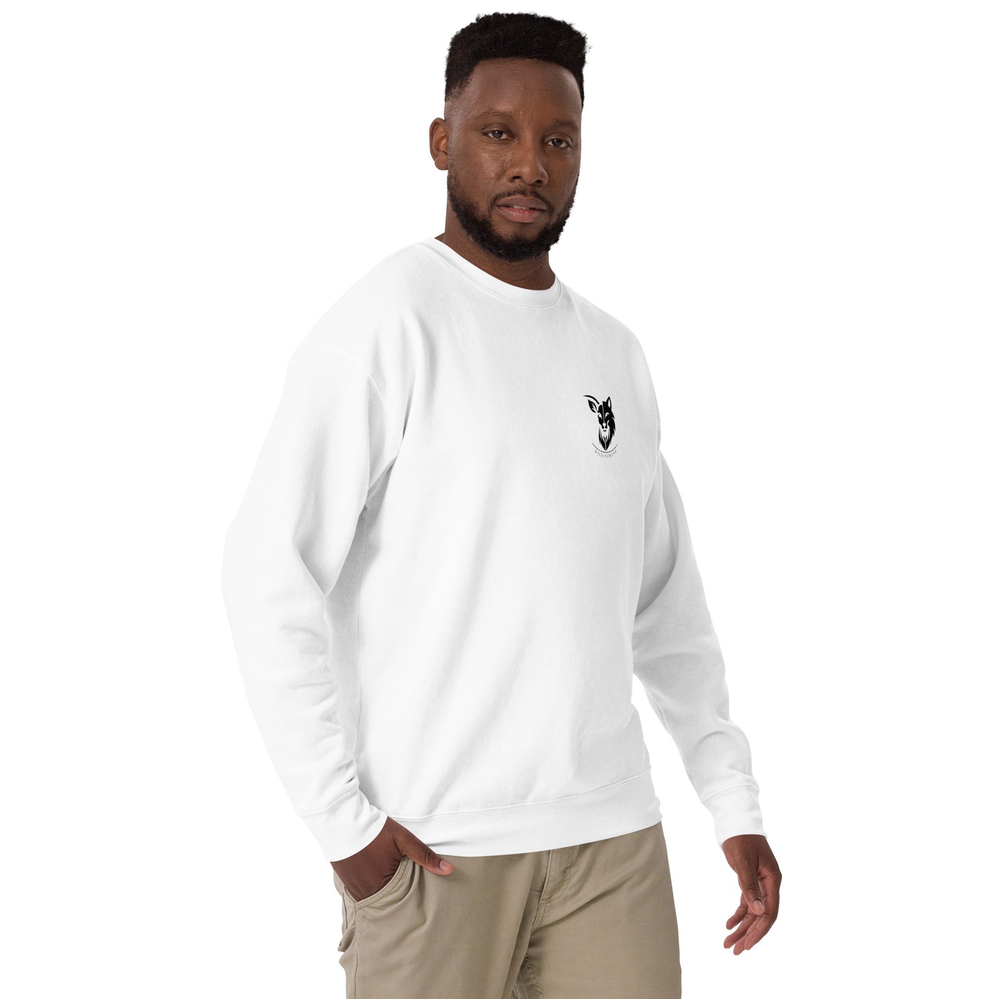 Sweatshirt homme premium logo noir (+1 couleur)