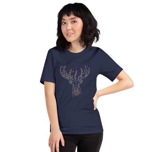 T-shirt Femme logo cerf (+12 couleurs)